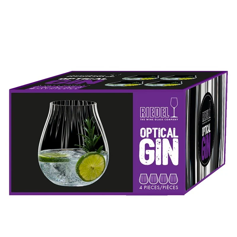 76.2 cl - Gin Tonic Bicchiere Gin Tonic in Vetro - Set 4 Pezzi