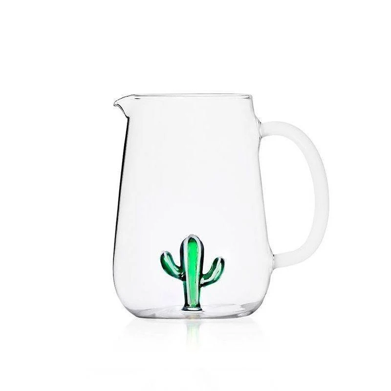 175 cl - Desert Plants Caraffa Cactus in Vetro Borosilicato