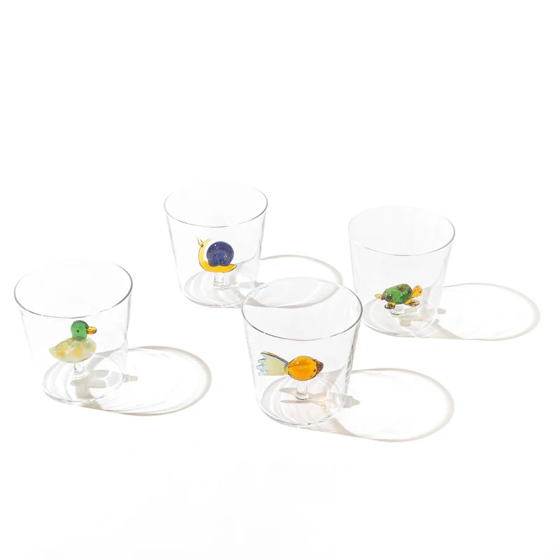 30 cl - Animal Farm Bicchiere Acqua in Vetro Borosilicato