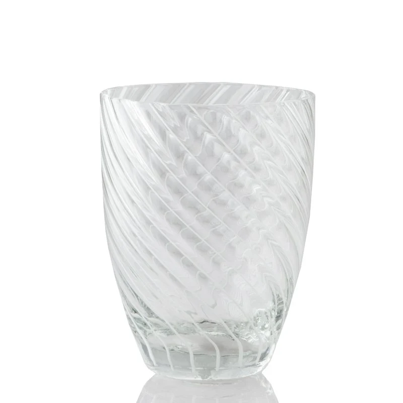 38 cl - Vertigo Bicchiere Acqua in Vetro - Set 6 Pezzi