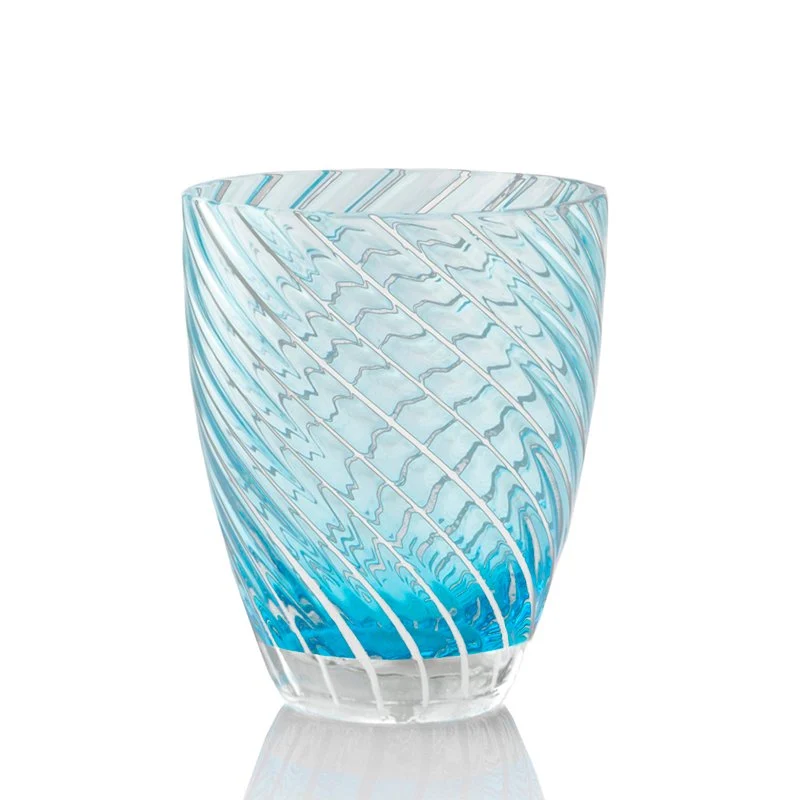 38 cl - Vertigo Bicchiere Acqua in Vetro - Set 6 Pezzi