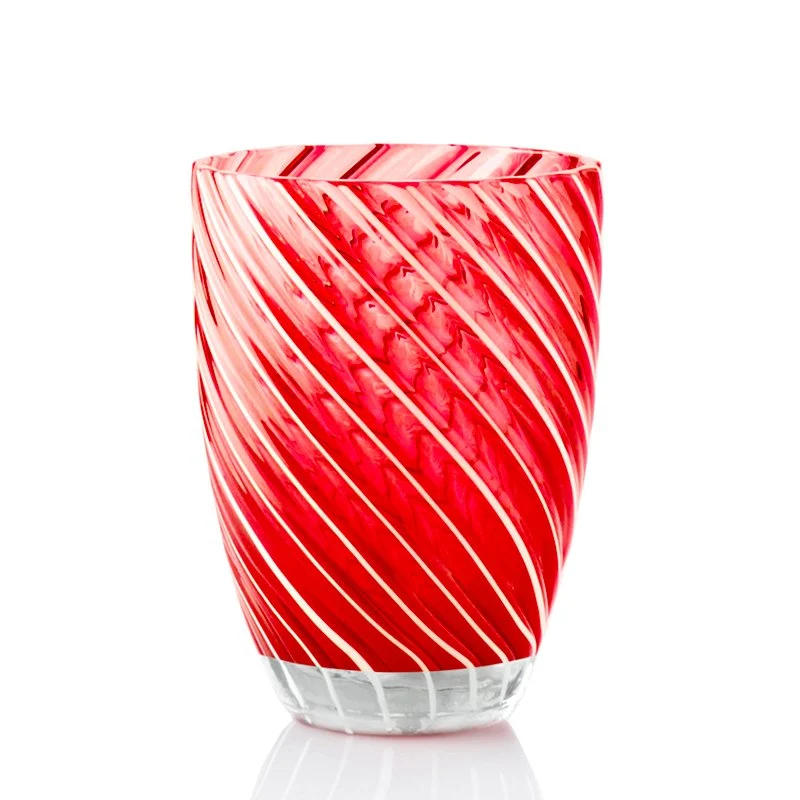 38 cl - Vertigo Bicchiere Acqua in Vetro - Set 6 Pezzi