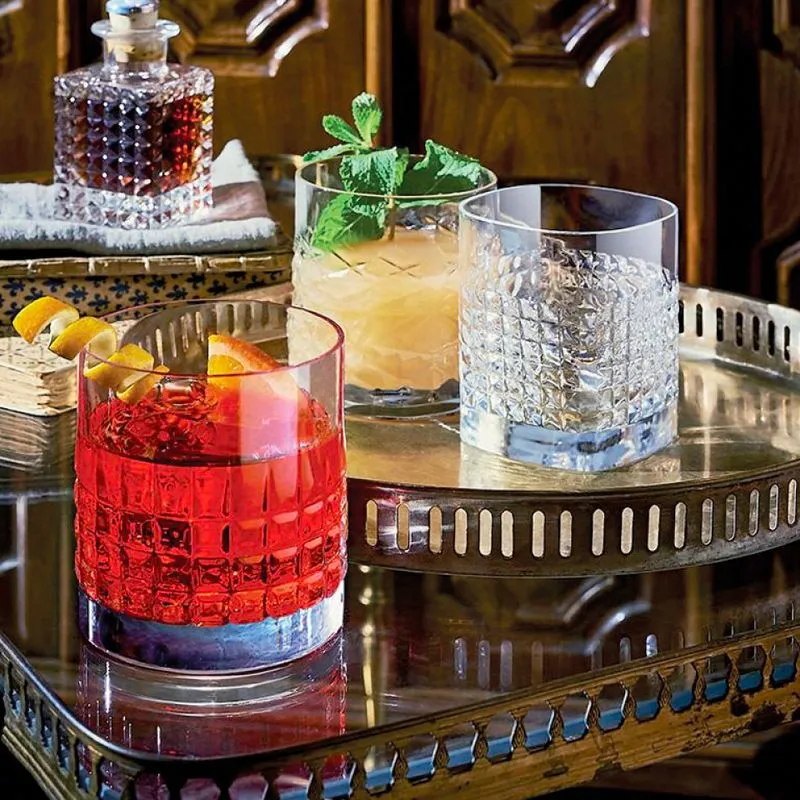 38 cl - Mixology Bicchiere Whisky in Vetro - Set 6 Pezzi
