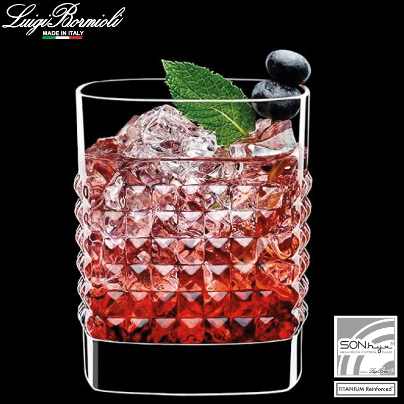 38 cl - Mixology Bicchiere Whisky in Vetro - Set 6 Pezzi
