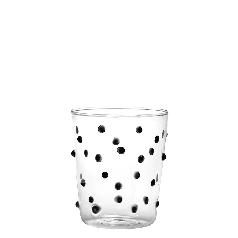 45 cl - Party Bicchiere Bibita Pallini Colorati in Vetro Borosilicato - Set 6 Pezzi
