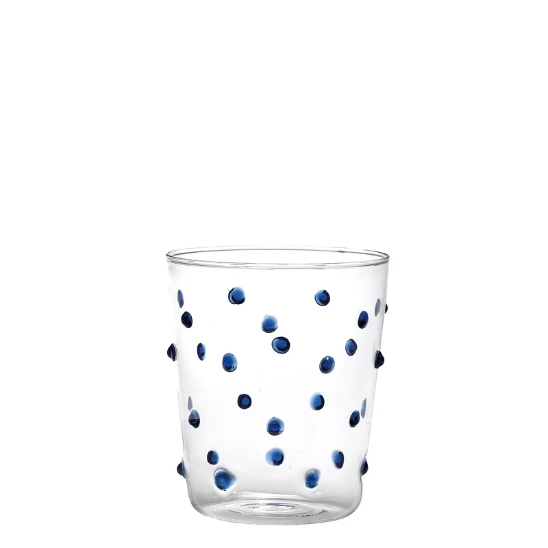 45 cl - Party Bicchiere Bibita Pallini Colorati in Vetro Borosilicato - Set 6 Pezzi