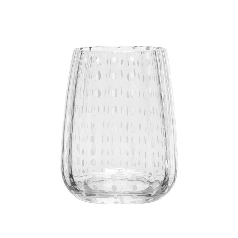36 cl - Perlage Bicchiere Acqua in Vetro - Set 6 Pezzi