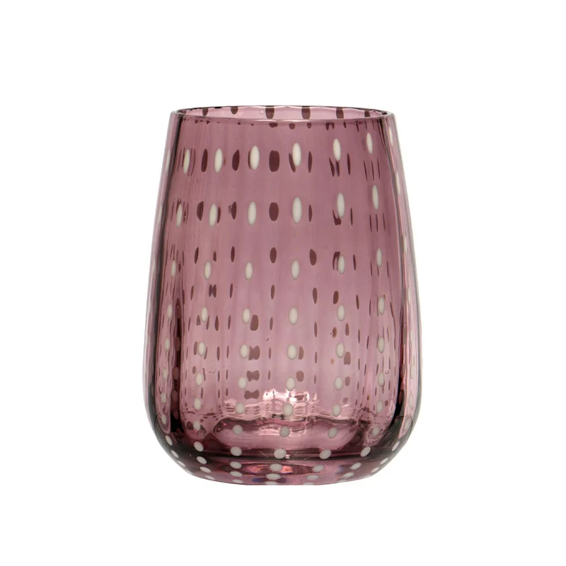 36 cl - Perlage Bicchiere Acqua in Vetro - Set 6 Pezzi