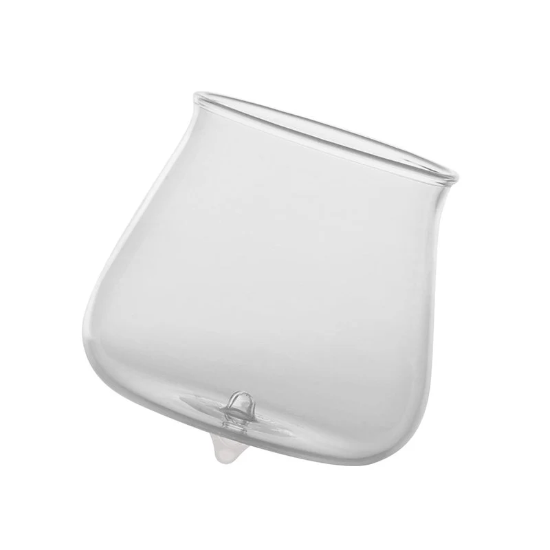 40 cl - Pirolo Bicchiere Acqua Punta in Vetro Borosilicato - Set 6 Pezzi