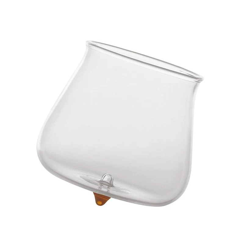 40 cl - Pirolo Bicchiere Acqua Punta in Vetro Borosilicato - Set 6 Pezzi
