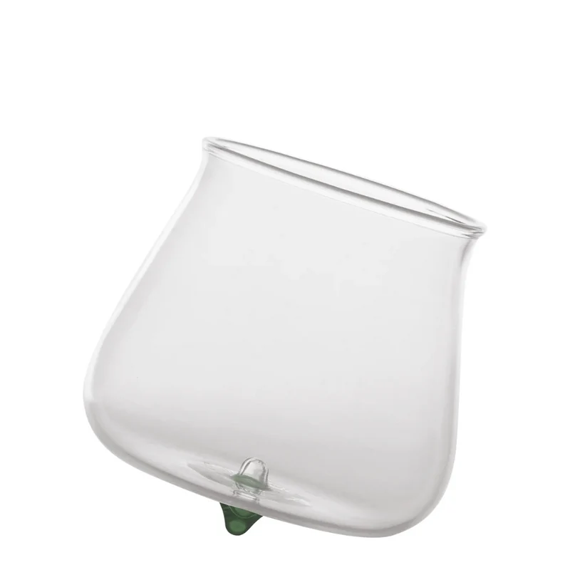 40 cl - Pirolo Bicchiere Acqua Punta in Vetro Borosilicato - Set 6 Pezzi