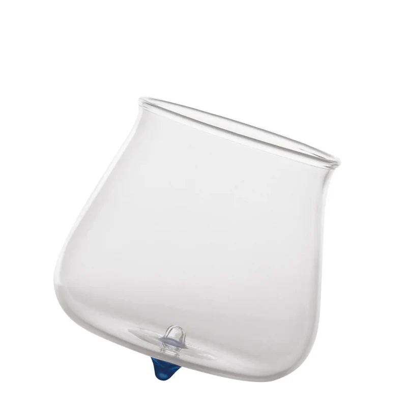40 cl - Pirolo Bicchiere Acqua Punta in Vetro Borosilicato - Set 6 Pezzi