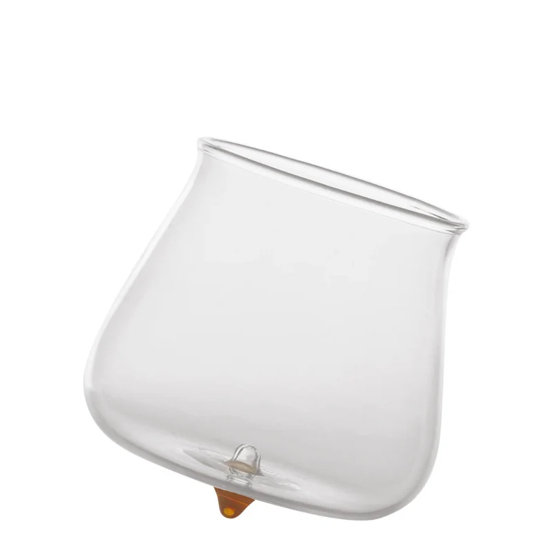 40 cl - Pirolo Bicchiere Acqua Punta in Vetro Borosilicato - Set 6 Pezzi