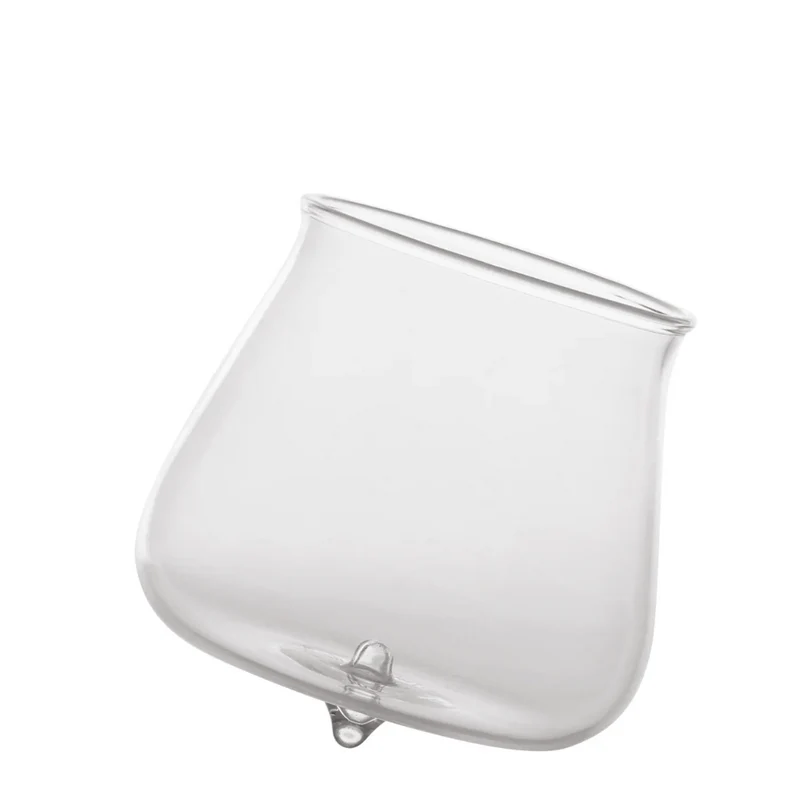 40 cl - Pirolo Bicchiere Acqua Punta in Vetro Borosilicato - Set 6 Pezzi