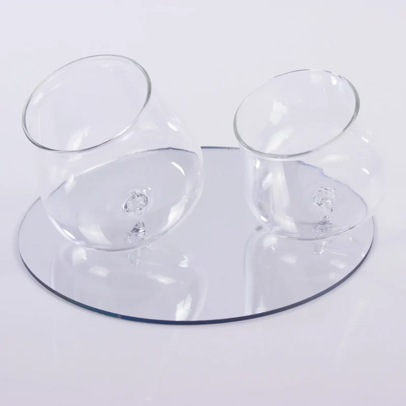 40 cl - Pirolo Bicchiere Acqua Punta in Vetro Borosilicato - Set 6 Pezzi