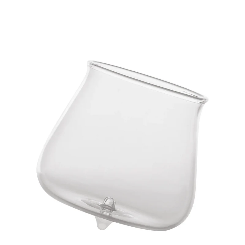 40 cl - Pirolo Bicchiere Acqua Punta in Vetro Borosilicato - Set 6 Pezzi