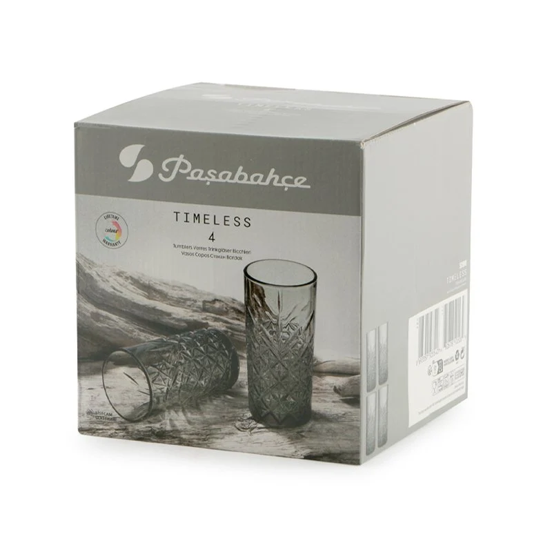 45 cl - Timeless Bicchiere Cocktail in Vetro - Set 4 Pezzi