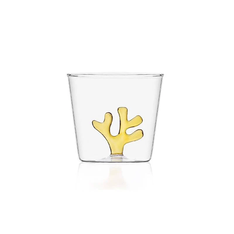 30 cl - Coral Reef Bicchiere Acqua Corallo in Vetro Borosilicato