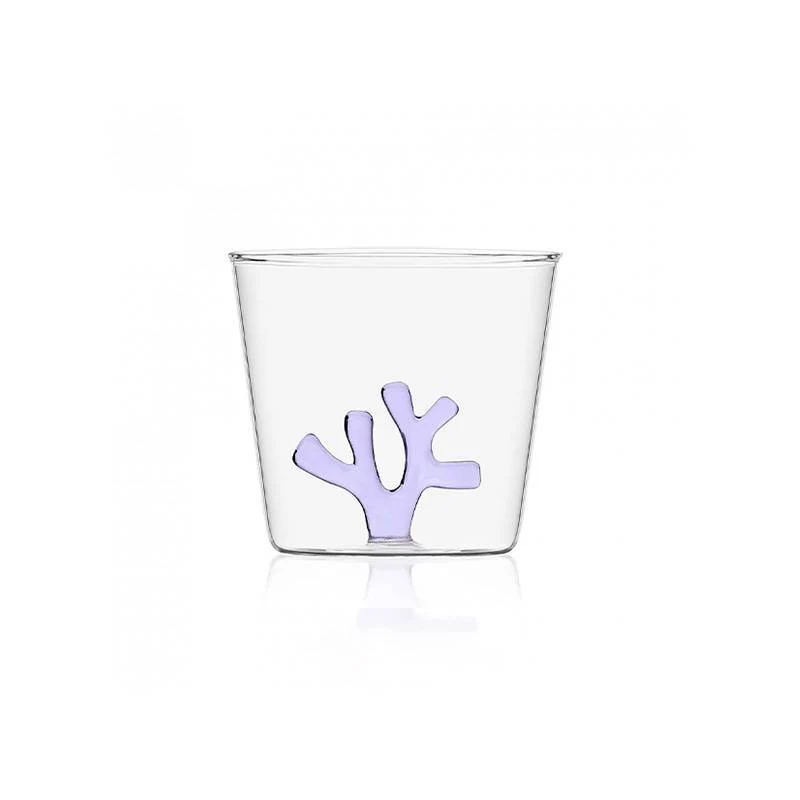 30 cl - Coral Reef Bicchiere Acqua Corallo in Vetro Borosilicato
