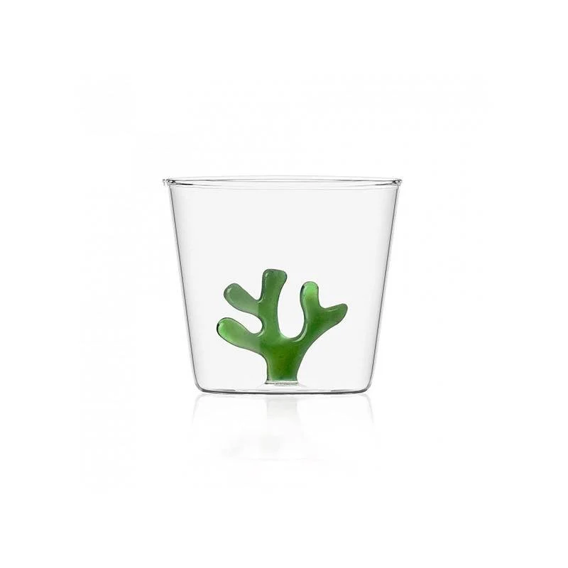 30 cl - Coral Reef Bicchiere Acqua Corallo in Vetro Borosilicato