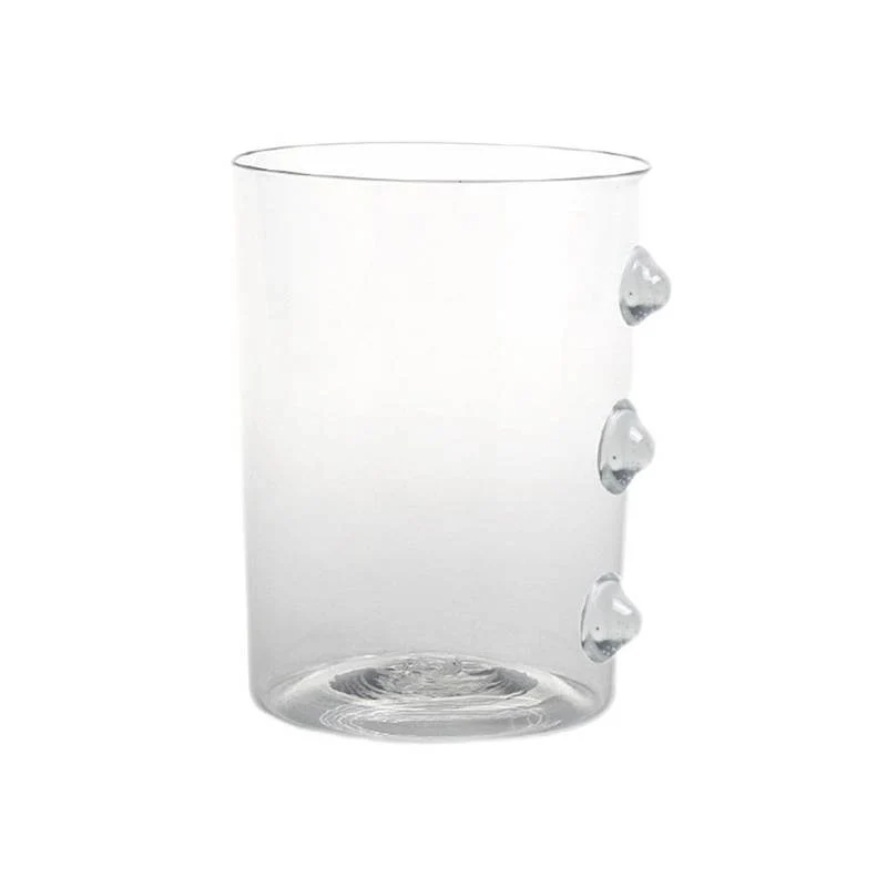 37 cl - Petoni Bicchiere Acqua 3 Punti Verticali in Vetro Borosilicato - Set 6 Pezzi