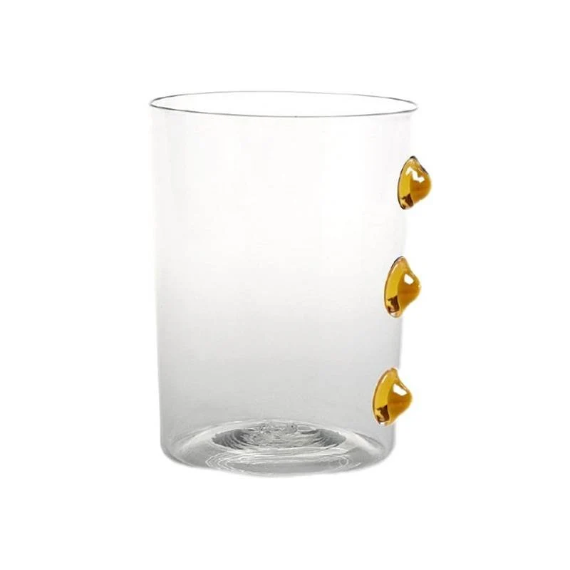 37 cl - Petoni Bicchiere Acqua 3 Punti Verticali in Vetro Borosilicato - Set 6 Pezzi