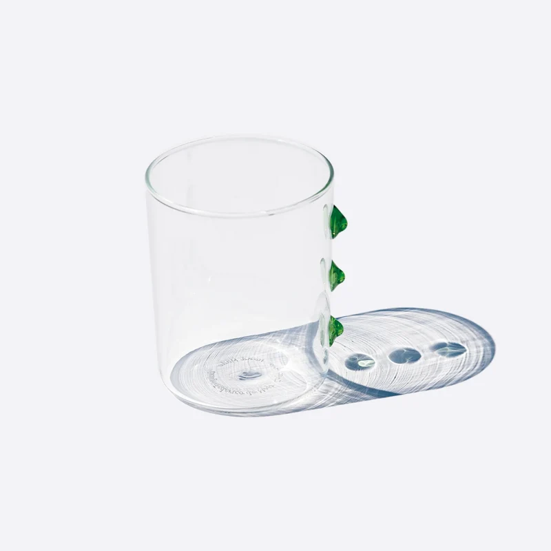 37 cl - Petoni Bicchiere Acqua 3 Punti Verticali in Vetro Borosilicato - Set 6 Pezzi