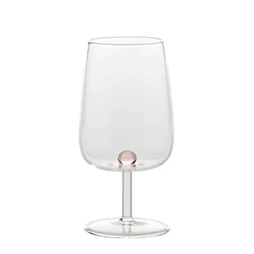 38 cl - Bilia Calice Vino Multiuso Bilia Colorata in Vetro Borosilicato - Set 6 Pezzi