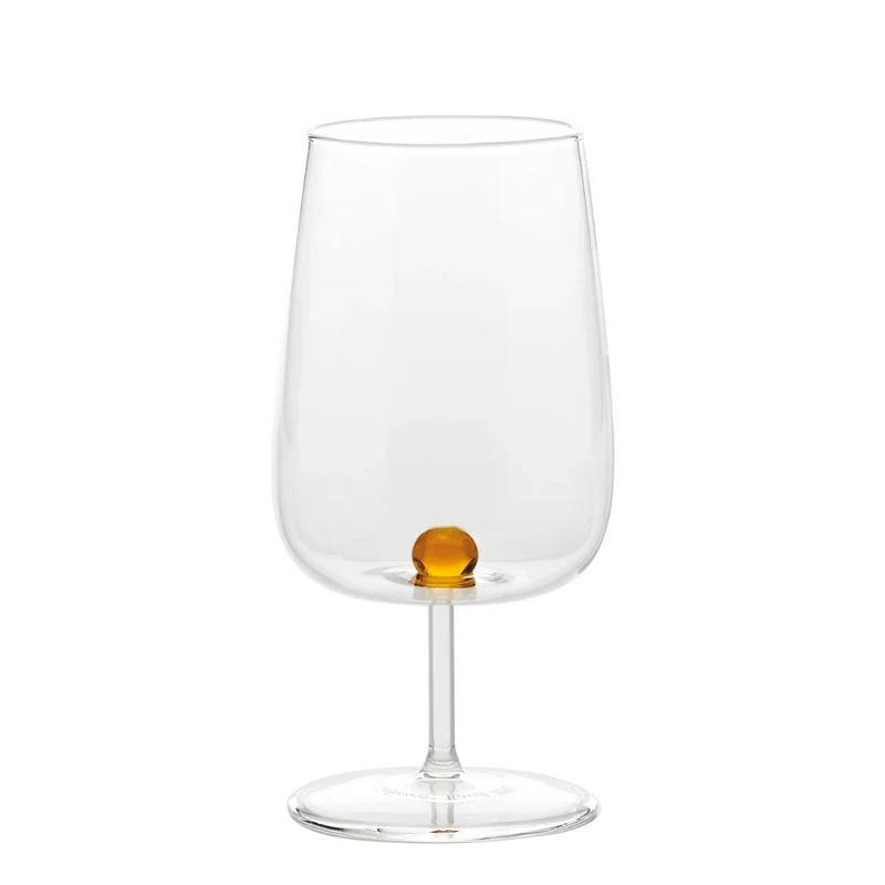 38 cl - Bilia Calice Vino Multiuso Bilia Colorata in Vetro Borosilicato - Set 6 Pezzi