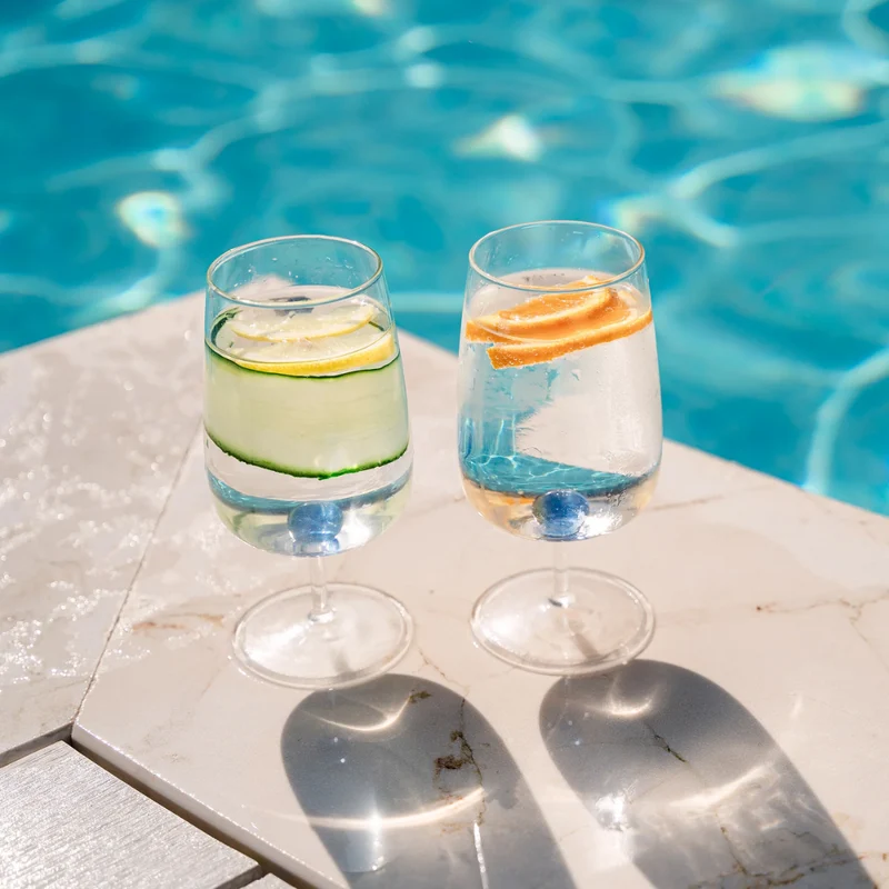 38 cl - Bilia Calice Vino Multiuso Bilia Colorata in Vetro Borosilicato - Set 6 Pezzi