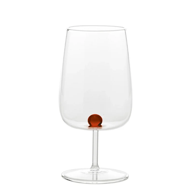 38 cl - Bilia Calice Vino Multiuso Bilia Colorata in Vetro Borosilicato - Set 6 Pezzi