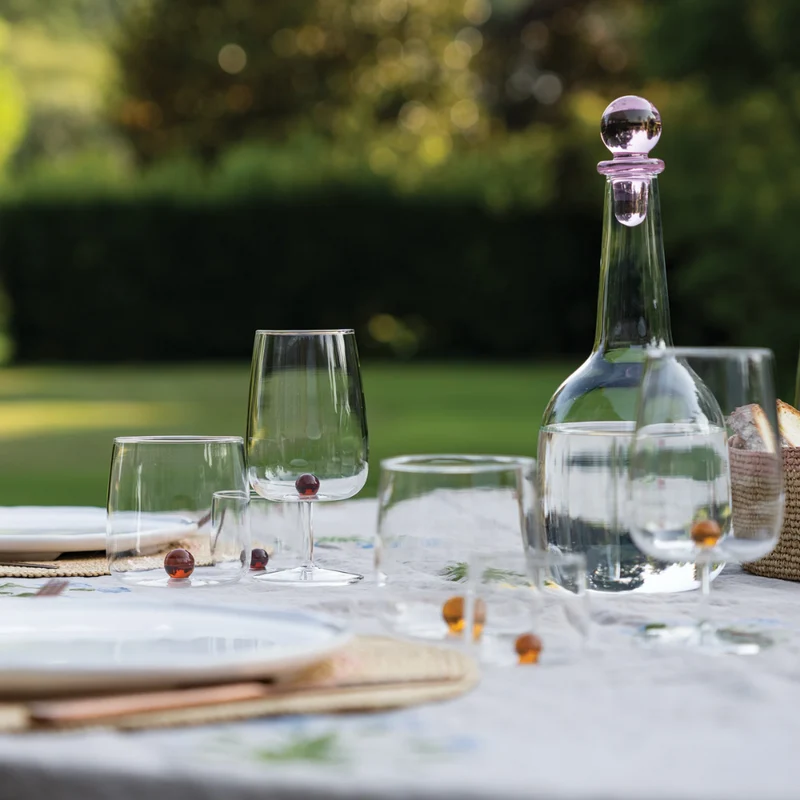 38 cl - Bilia Calice Vino Multiuso Bilia Colorata in Vetro Borosilicato - Set 6 Pezzi