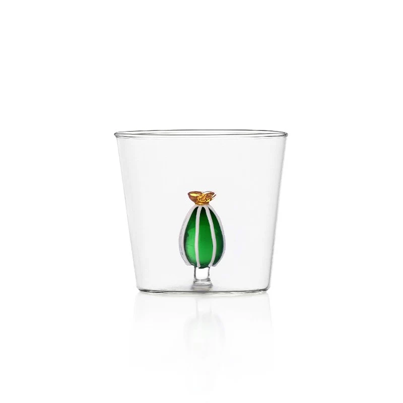 30 cl - Desert Plants Bicchiere Acqua in Vetro Borosilicato