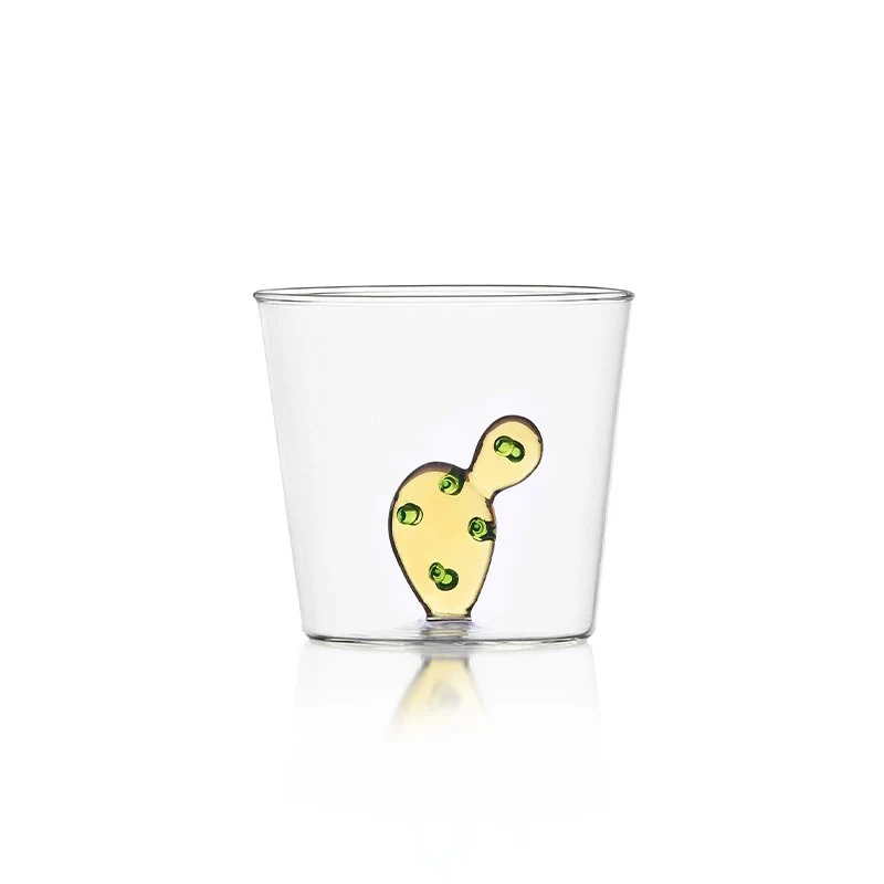 30 cl - Desert Plants Bicchiere Acqua in Vetro Borosilicato