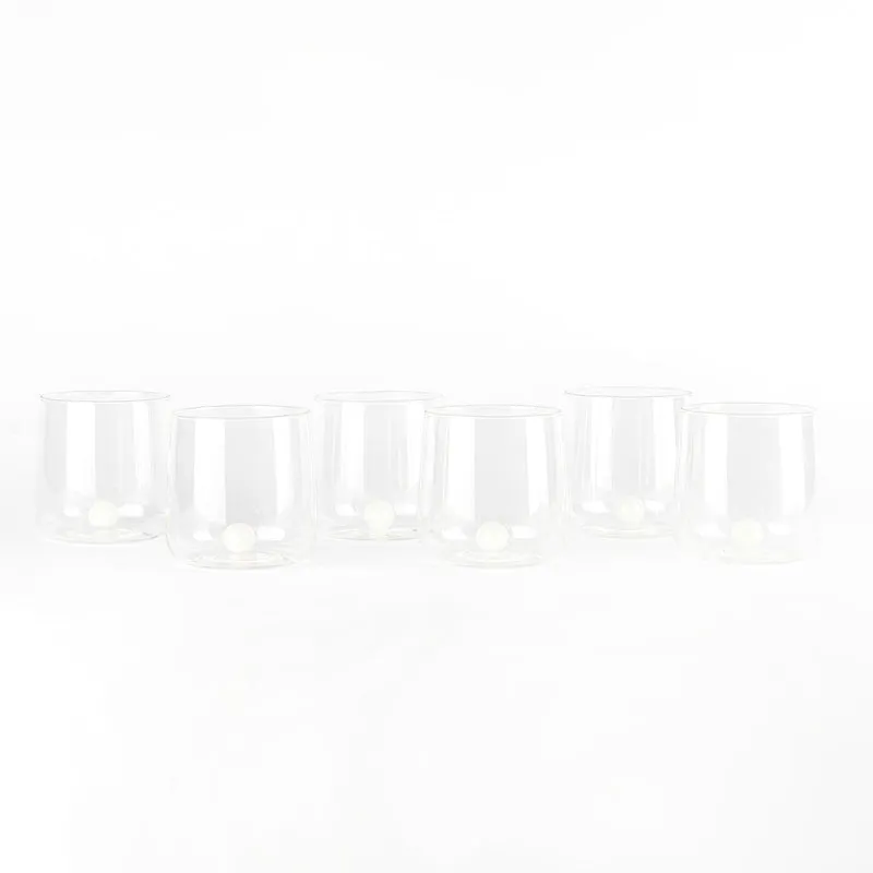 44 cl - Bilia Bicchiere Acqua Bilia Colorata in Vetro Borosilicato - Set 6 Pezzi